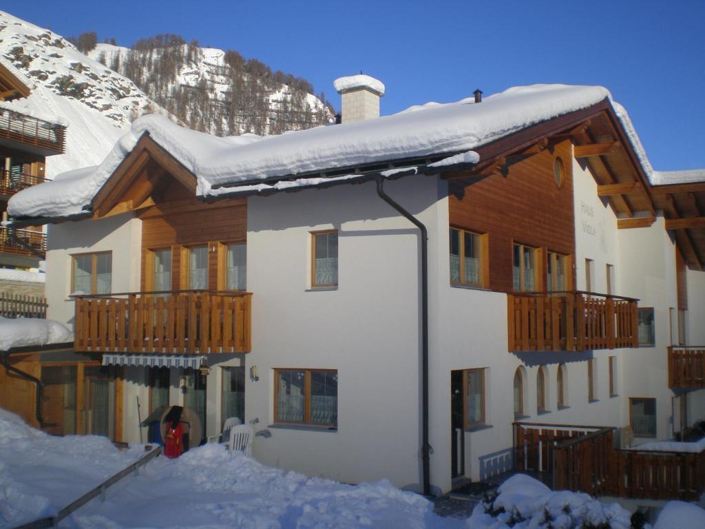 Ferienwohnung Haus Viola Samnaun Exterior foto