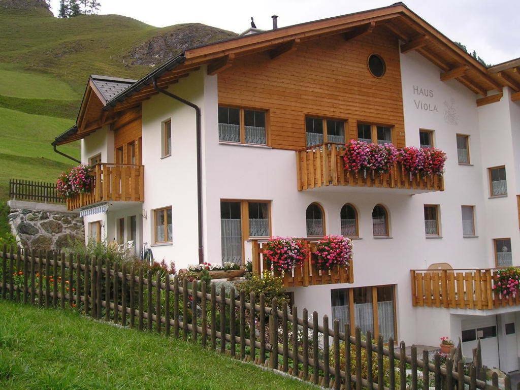 Ferienwohnung Haus Viola Samnaun Exterior foto