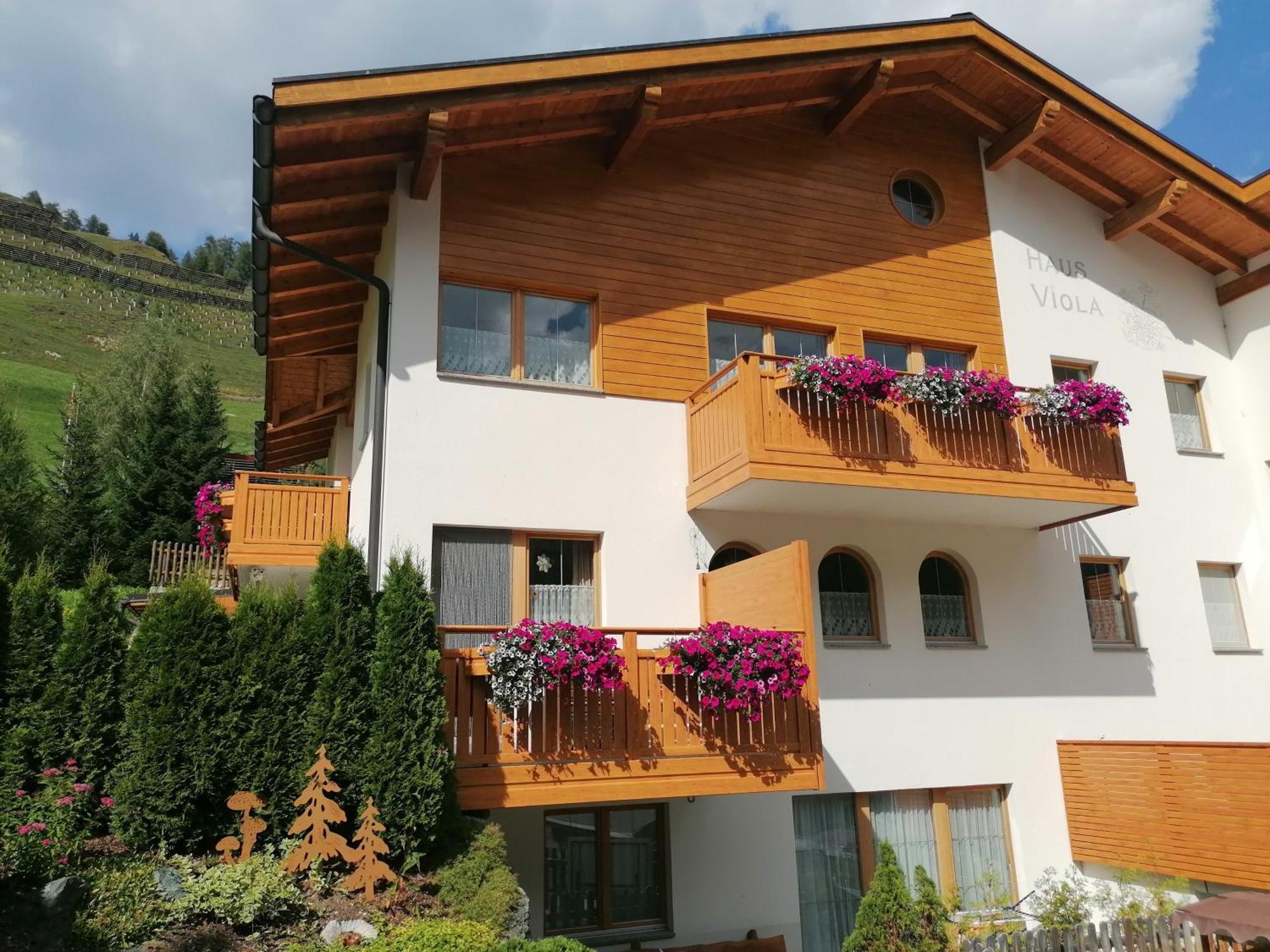 Ferienwohnung Haus Viola Samnaun Exterior foto